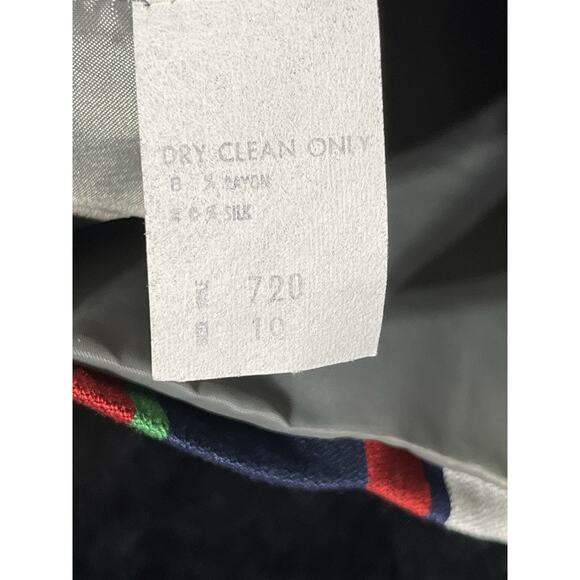 Vintage 1970s Jupe Blazer Women’s Silk Blend Multicolor Stripe ILGWU Union Made - Picture 11 of 16